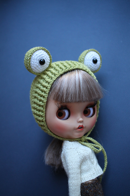 Frog Hat For Blythe