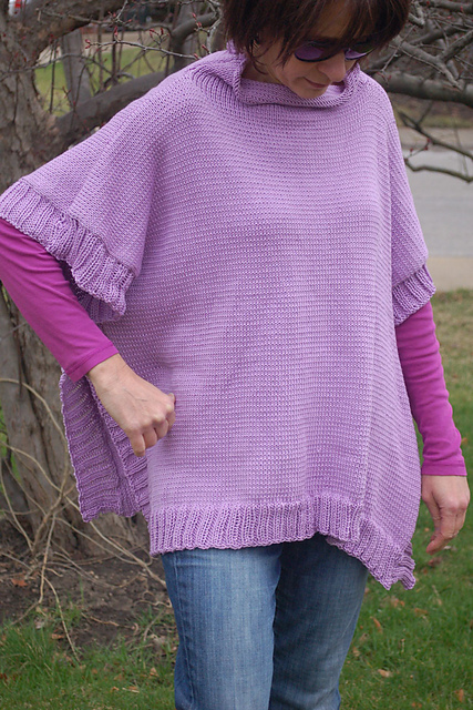 Worsted Remy Poncho