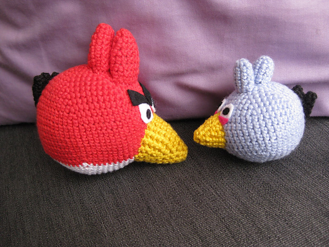 Amigurumi angry birds rouge