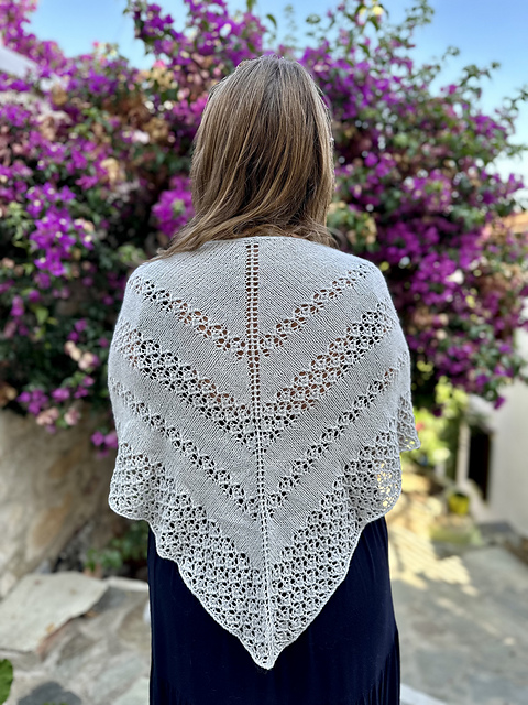 The Moon and the Sky Shawl