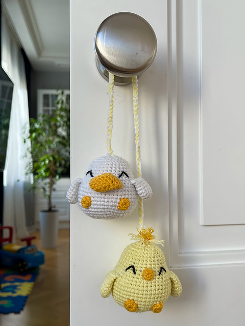 Chick and Duck Car Hanger