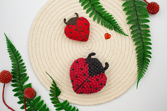 Ladybug heart