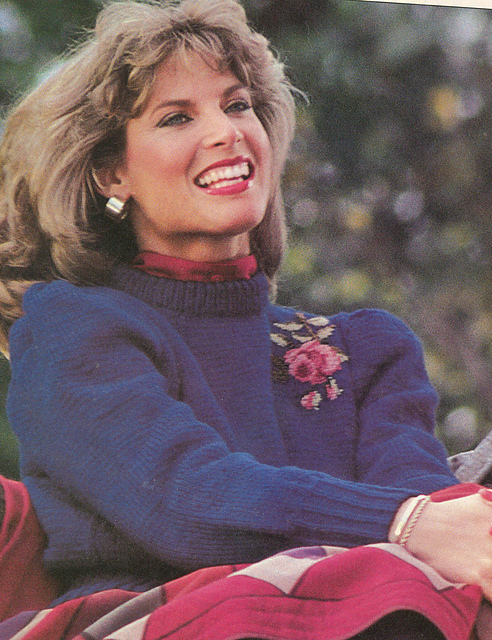 Rose Sampler Pullover