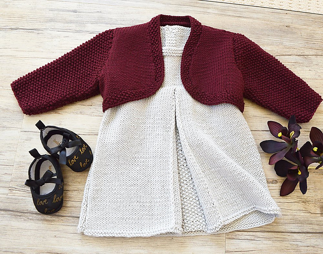 Izzi's pleated dress / tunic top & bolero P123