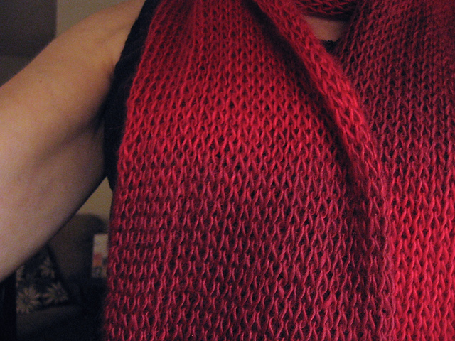 Unravelled Tube Scarf