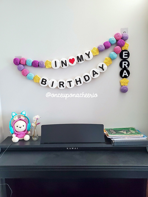 Giant Friendship Bracelet Garland