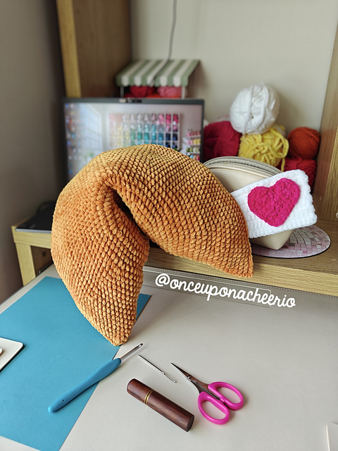 Giant Fortune Cookie Pillow