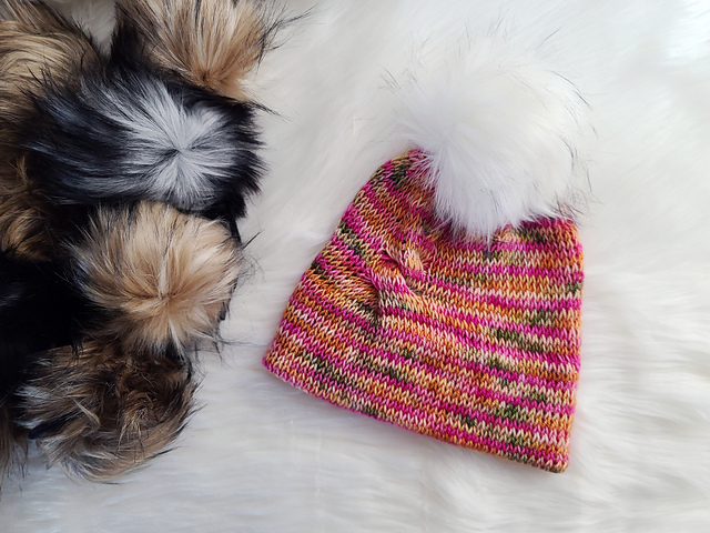 Double Brim Tunisian Beanie