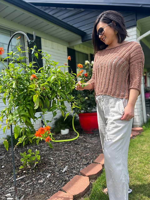 Summer Trellis Top
