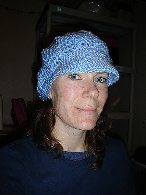 Crocheted Brimmed Hat