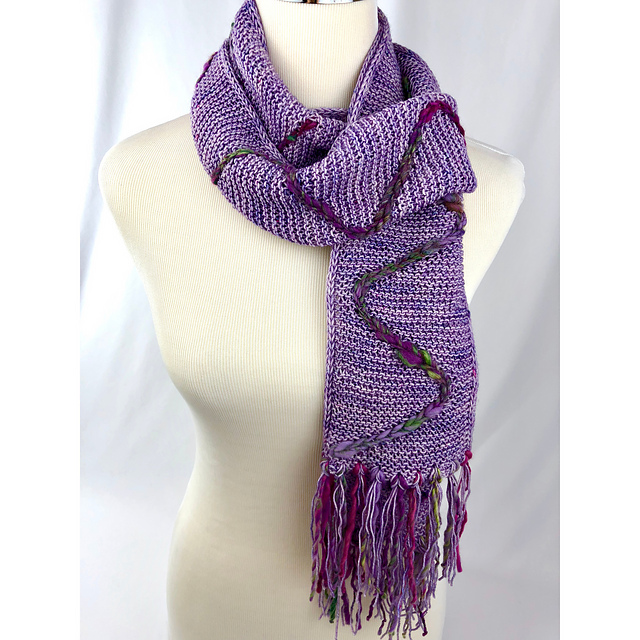 Handspun Highlight Scarf