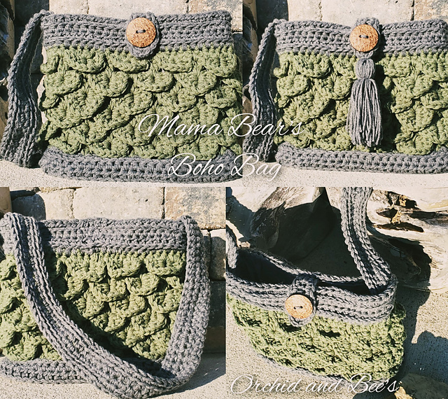 Mama Bear's Boho Bag Purse