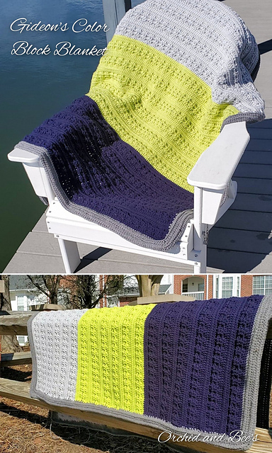 Gideons Color Block Blanket