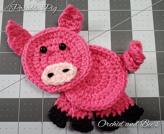 Posable Pig