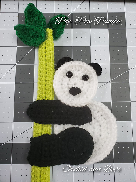 Panda Climbing Bamboo