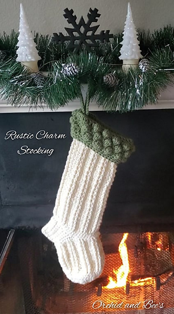 Rustic Charm Stocking