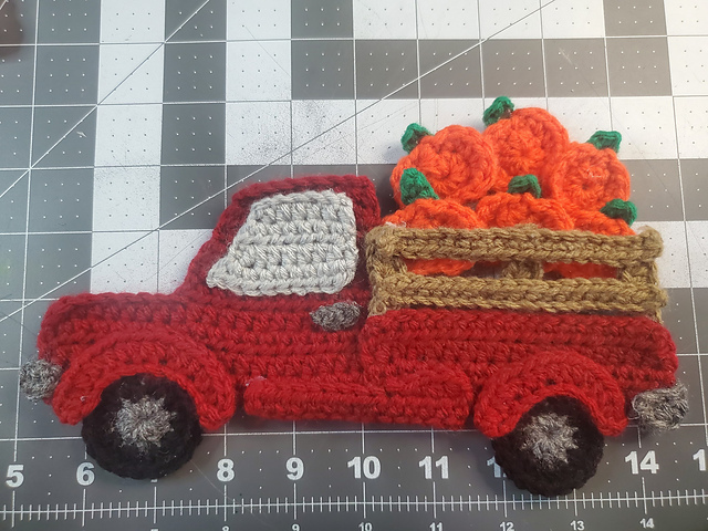Old Red Truck Four Seasons