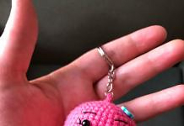 Amigurumi Pembe Denizanası Anahtarlık Yapımı