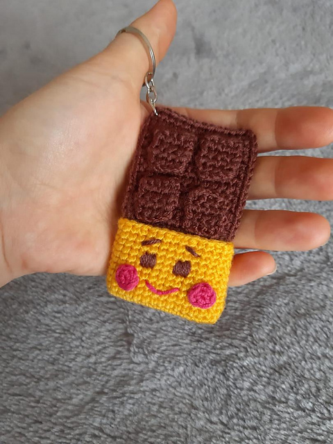 Amigurumi Çikolata Anahtarlık Yapımı