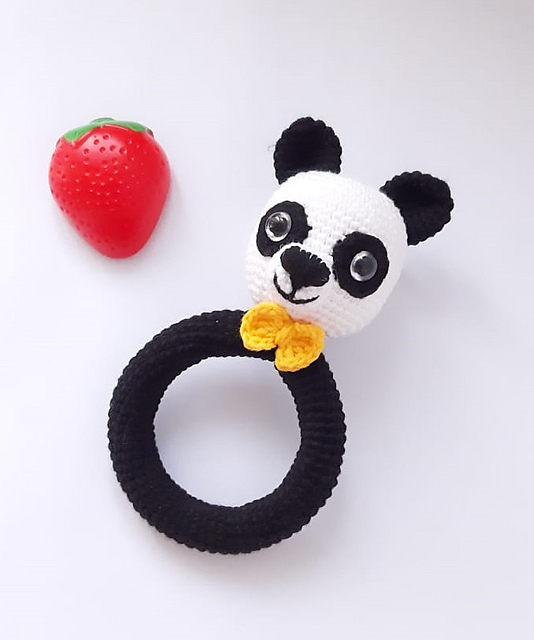 Amigurumi Panda Çıngırak Yapımı