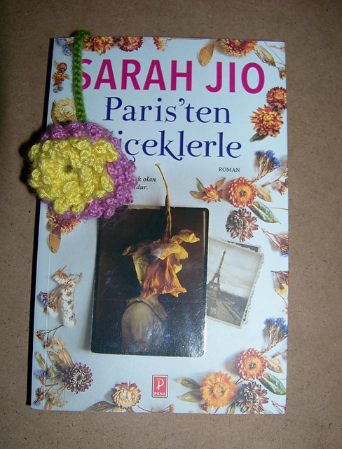 Katmerli Çiçek Kitap Ayracı Yapımı