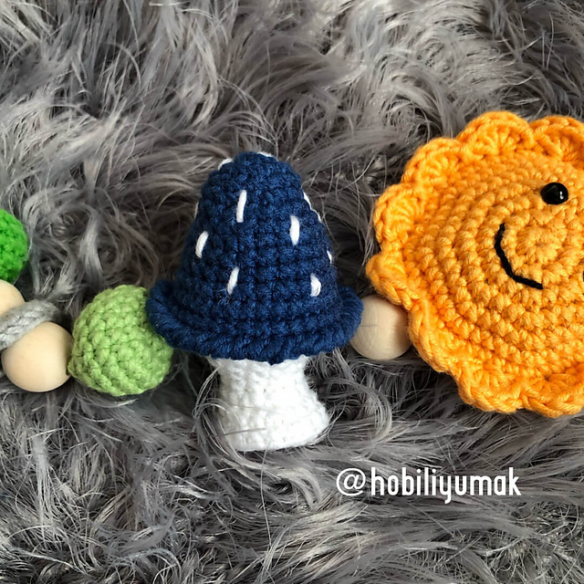 Amigurumi Uzun Şapkalı Mantar Yapımı