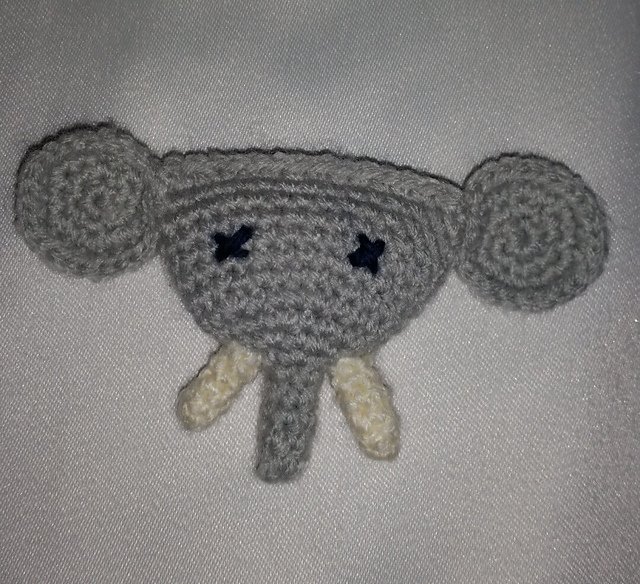 Amigurumi Uzun Dişli Fil Broş/Anahtarlık Yapımı