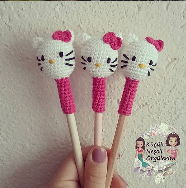 Hello Kitty Kalem Başlığı Yapımı