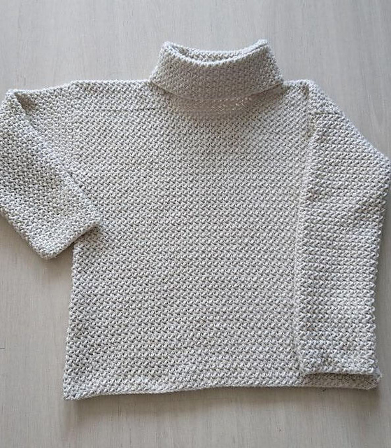 Unisex Tığ İşi Kazak Yapımı