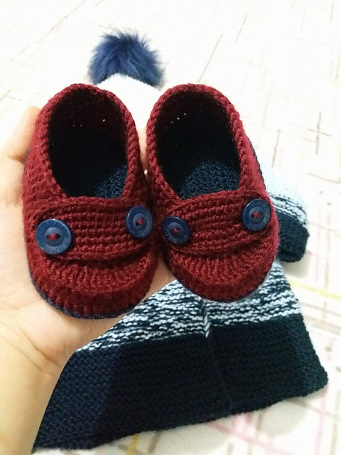 Düğmeli Bebek Patiği Yapımı