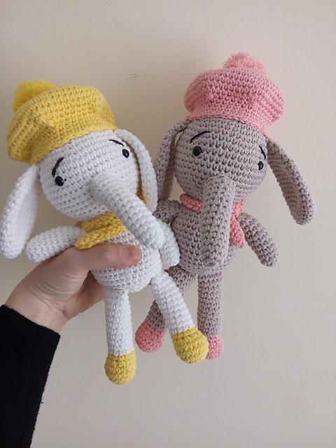 Amigurumi Şapkalı Fil Yapımı