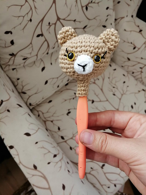 Amigurumi Ayıcık Tığ Tutucu Yapımı