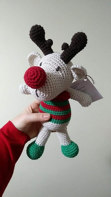 Amigurumi Çizgili Kazaklı Geyik Yapımı