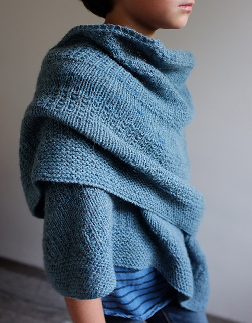 fichu bleu