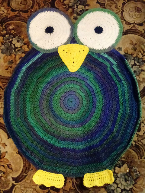 Owl Rug/ Carseat Blanket