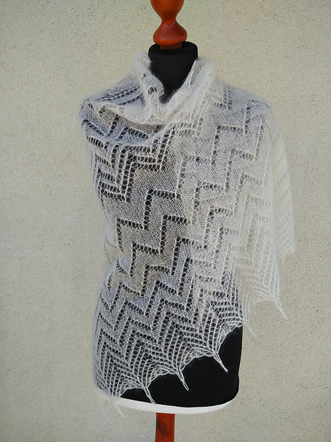 Mountain Range Shawl