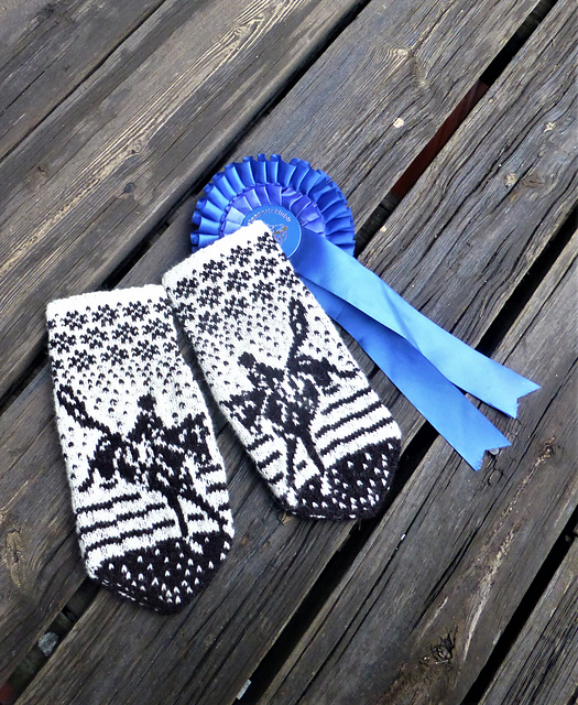 Over the fence horse mitten