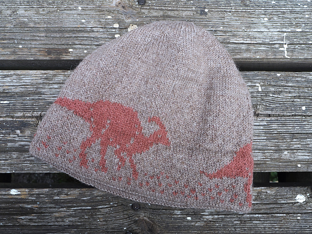 Parasaurolophus dinosaur hat