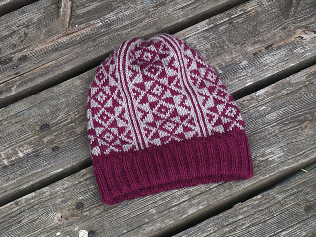 Alfred hat with ribbed edge