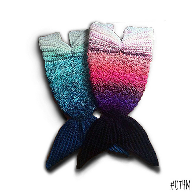 Extra Small Ombre Mermaid Fin