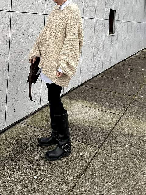 Waffle Loop Sweater Dress