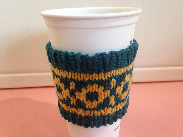 Fair Isle Cup Cozy