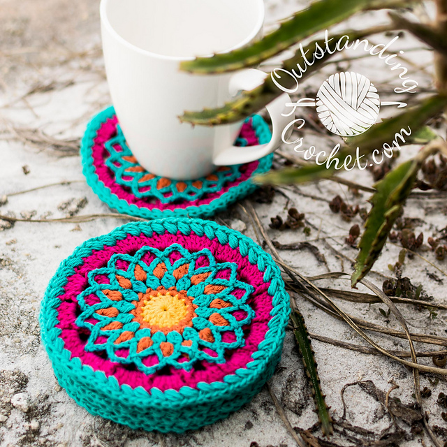 Orbella Mandala Coasters