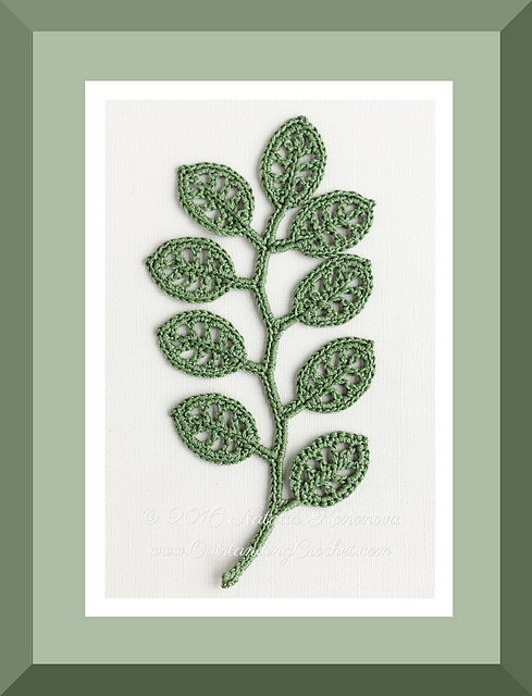 Irish Lace Motif Branch