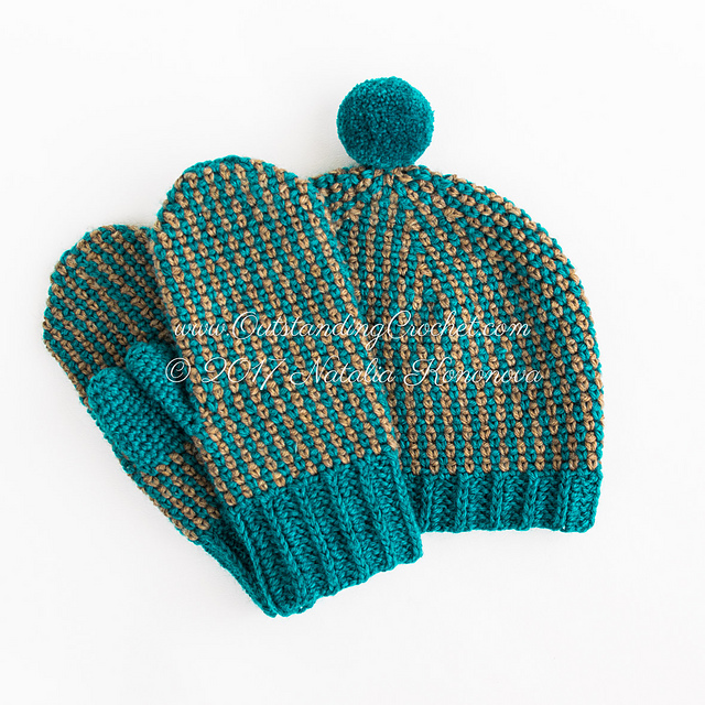 Tayga Hat and Mittens