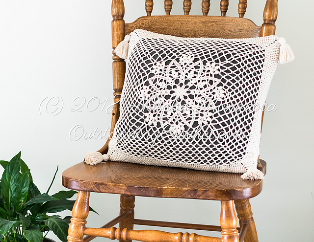 Lotus Throw Pillow