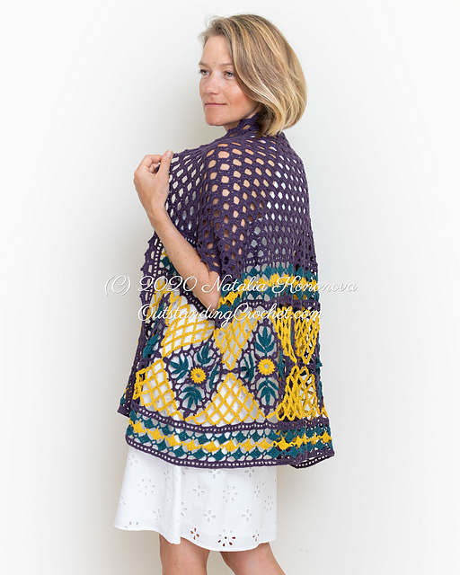 Motif Top Cardigan Shrug