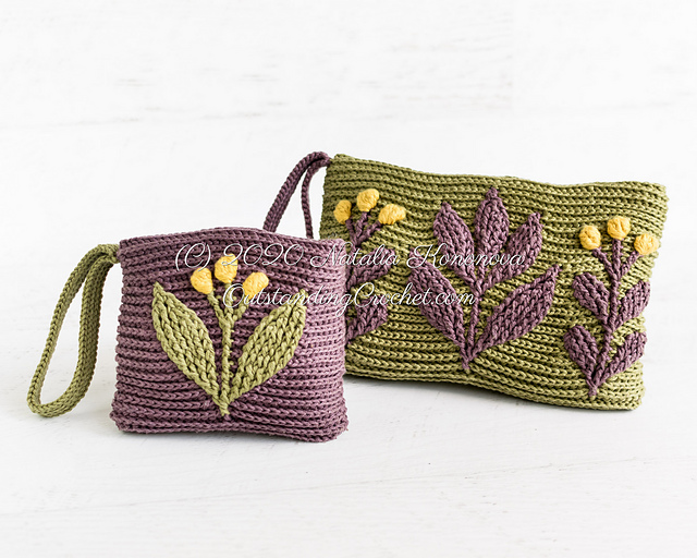 Meadow Clutch and Coin Purse