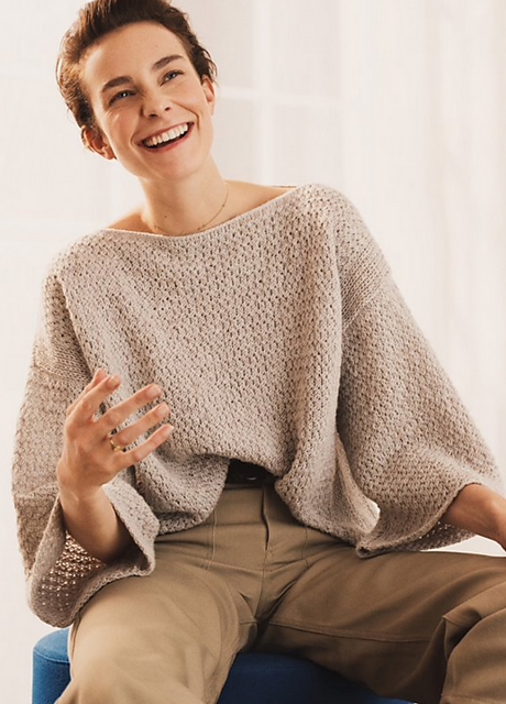 # 12 Oversize Pulli mit weiten Ärmeln