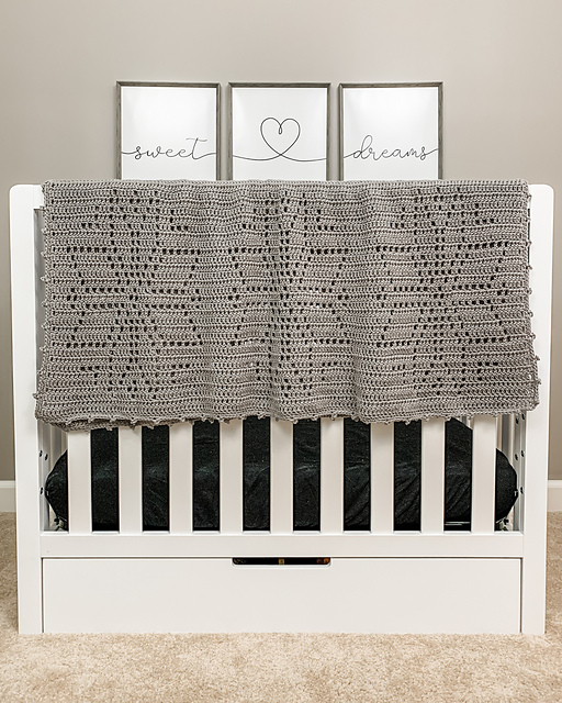 LUMI ( Snowflake ) Filet Crochet Blanket